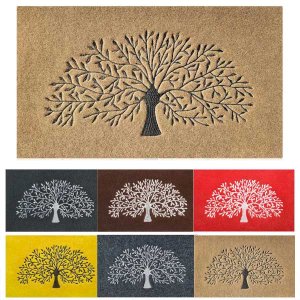Anti Slip Tree of Life Front Door Entry Welcome Mats Entrance Decor For Outdoor