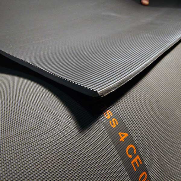 Anti-Fatigue Ribbed Surface Natural Rubber Mat