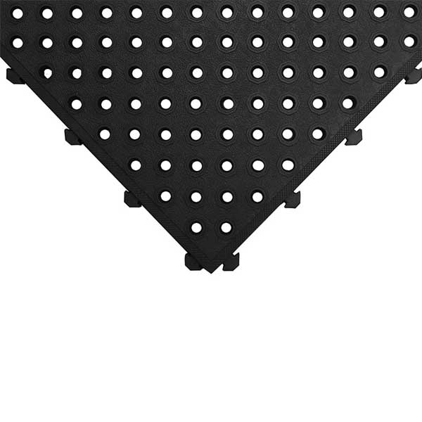 Interlocking Anti-Fatigue Rubber Mat Comfort Tile with Accessories 