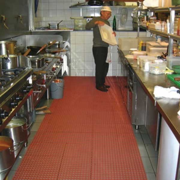 Heavy-Duty Non Slip PVC Floor Mat for Food Production