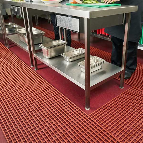 Heavy-Duty Non Slip PVC Floor Mat for Food Production