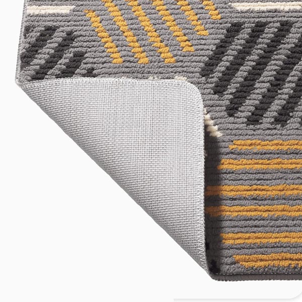 Non-Slip Dirt Trapper Grey Soft Doormat Machine Washable For Front Door Entry, Outdoor 