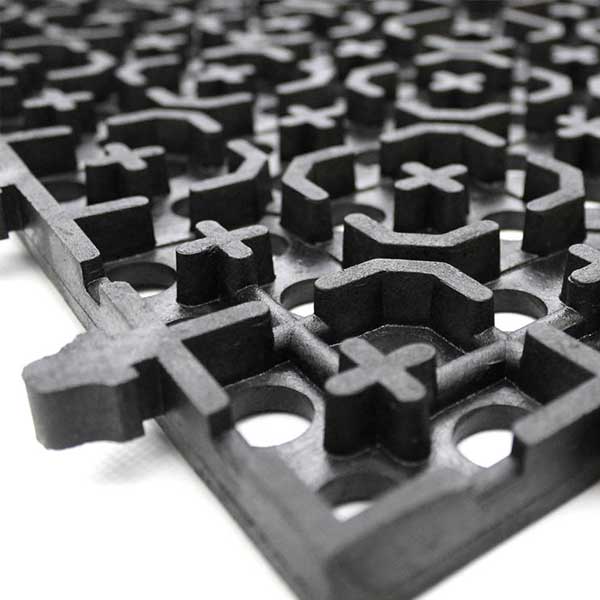 Interlocking Tough Deck Tile for Workstations